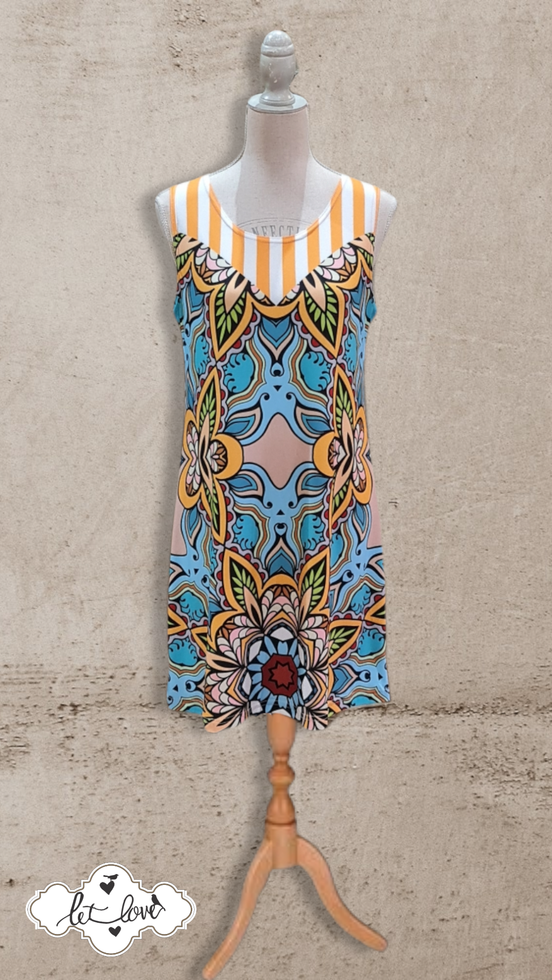 Sleeveless Dress - Let Love Clothing