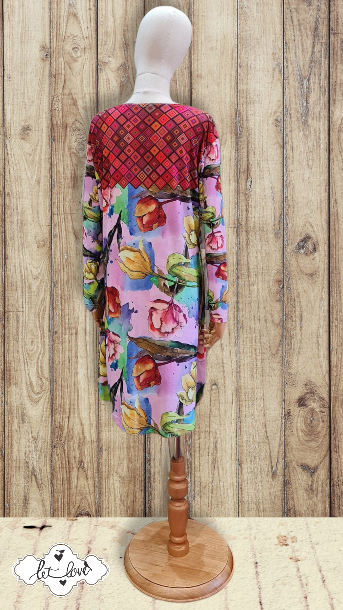 Dress with Sleeves - Let Love Clothing