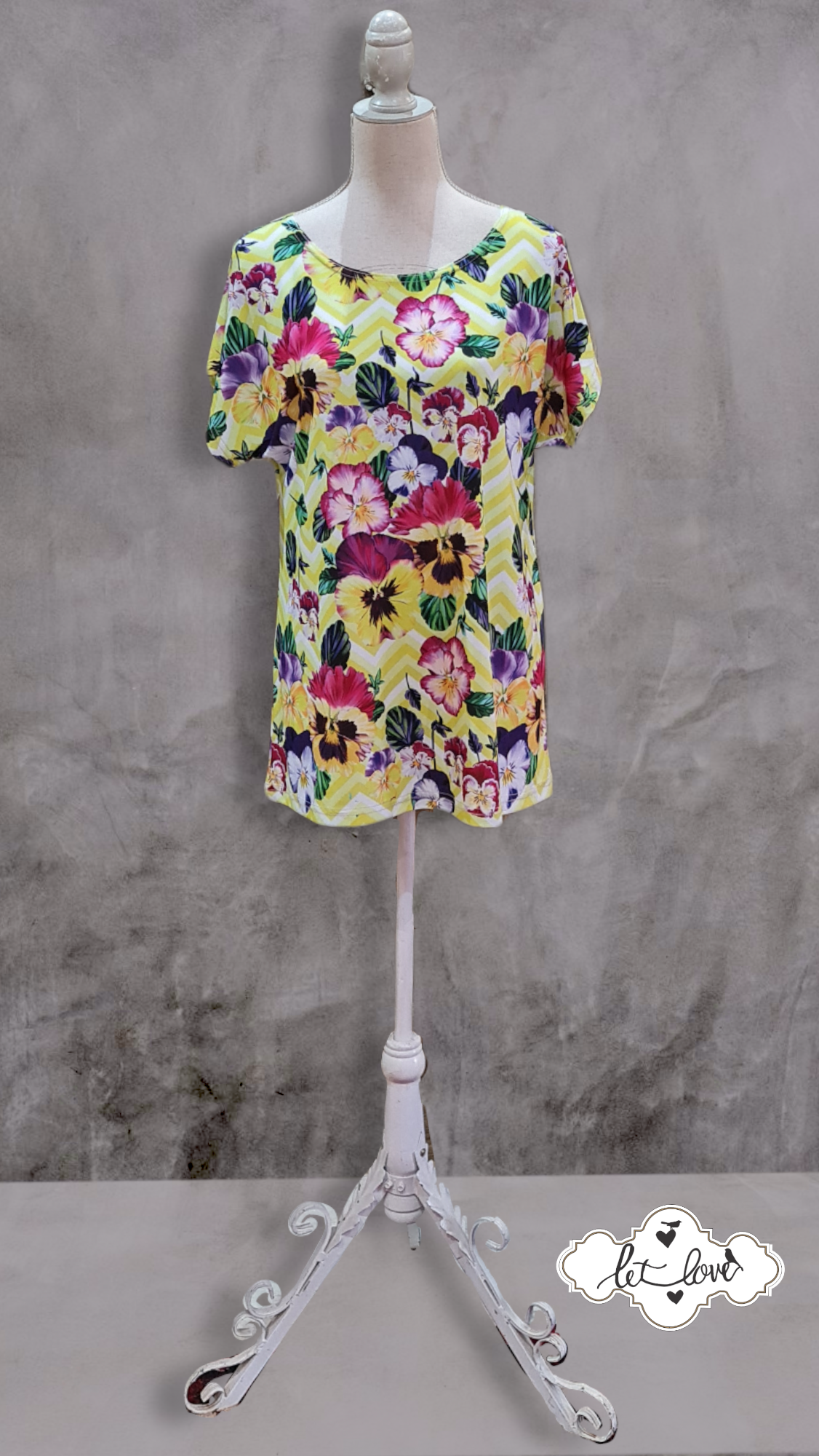 Cap Sleeve Top - Let Love Clothing