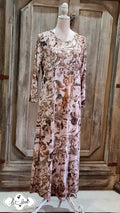 Ankle Length Dress with Sleeves