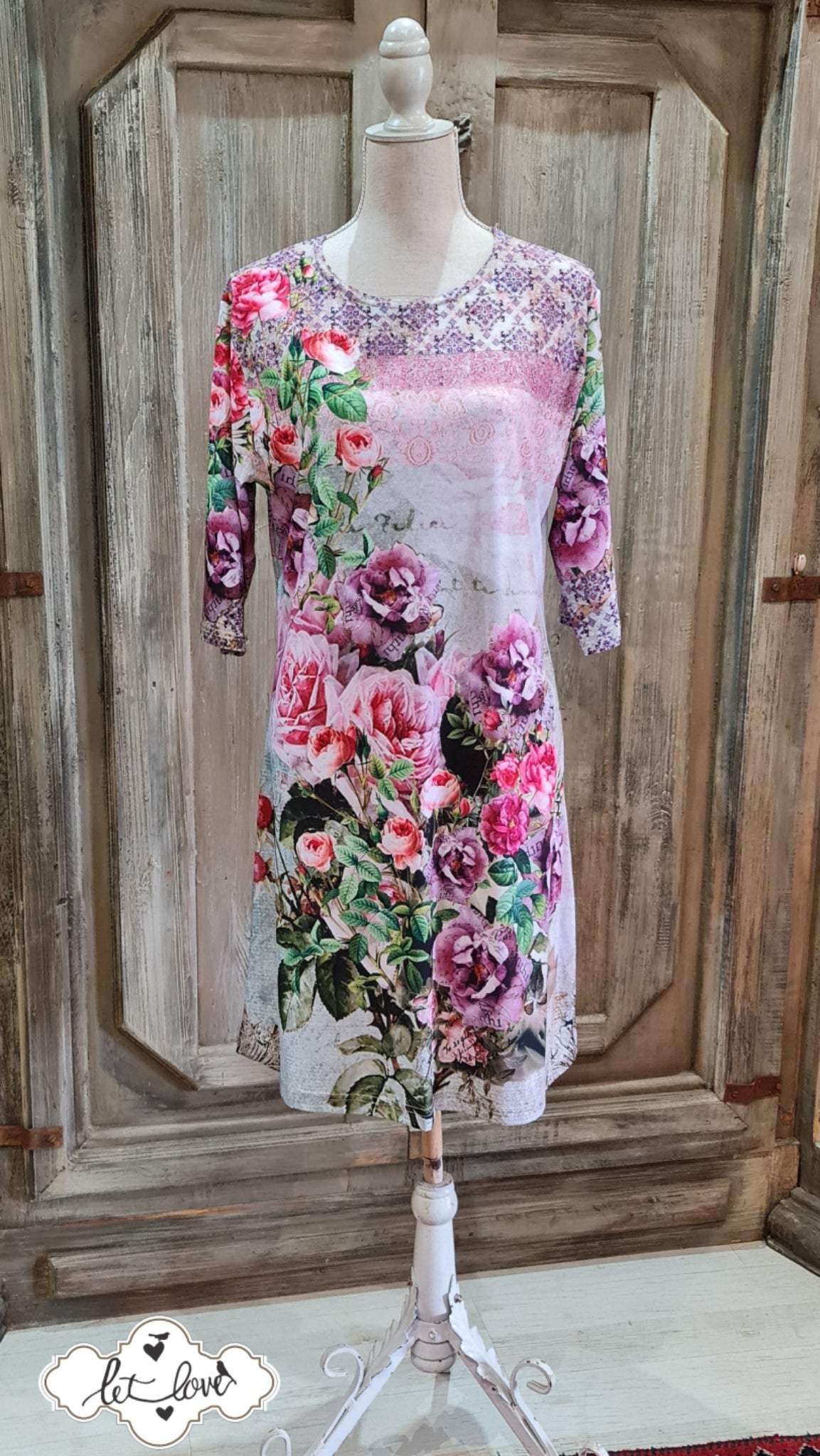 Dress with Sleeves - Let Love Clothing