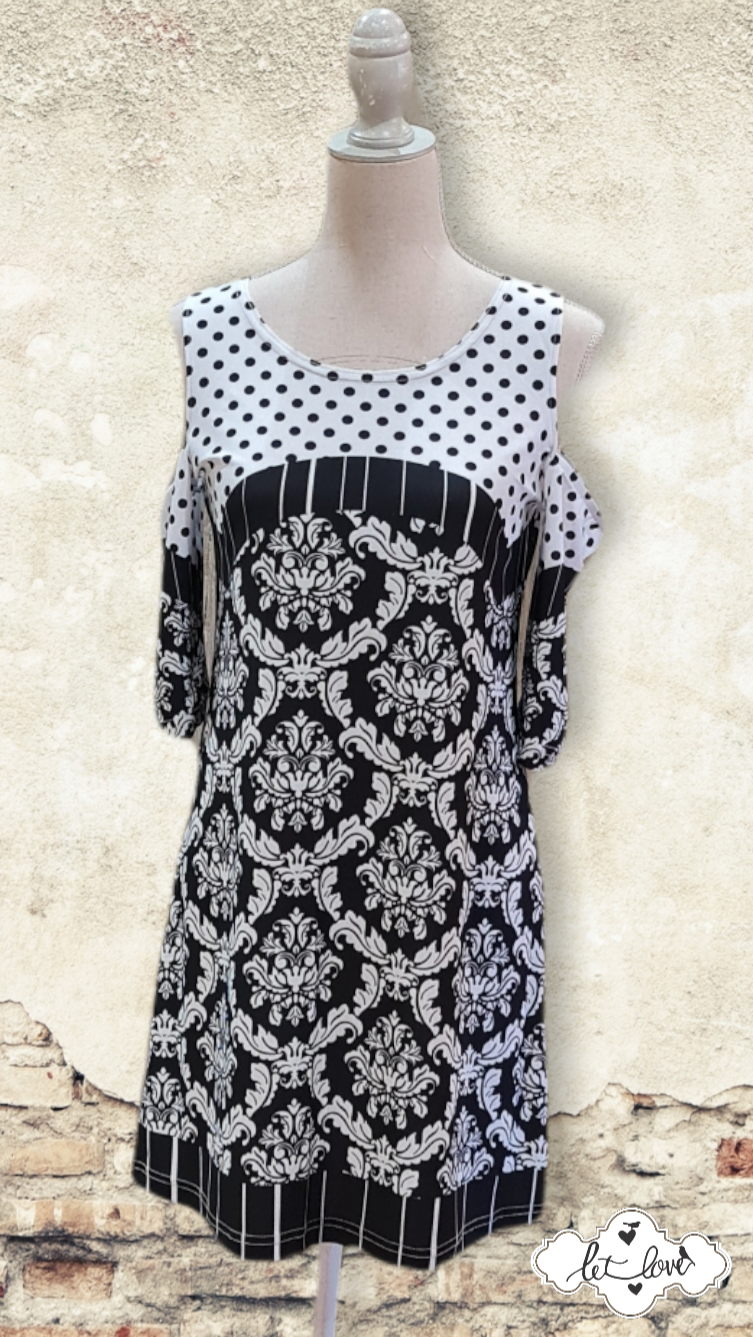 Cold Shoulder Dress - Let Love Clothing