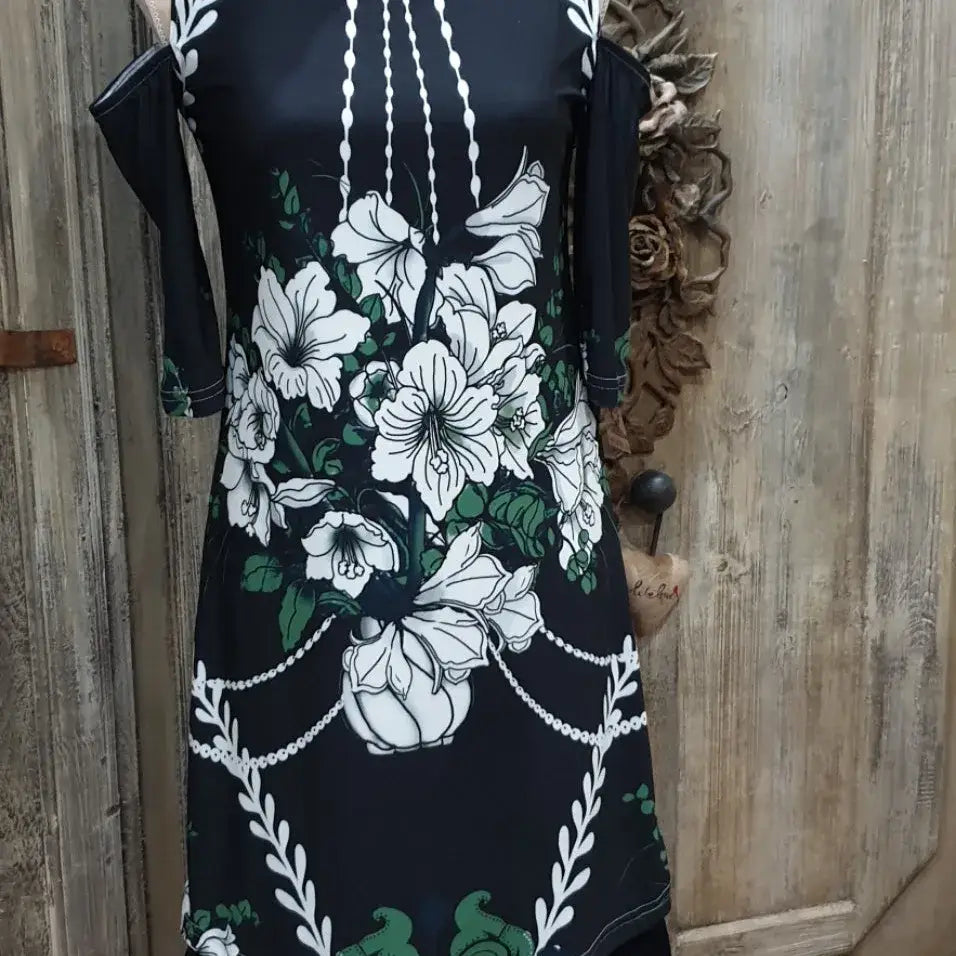 Cold Shoulder Dress - Let Love Clothing