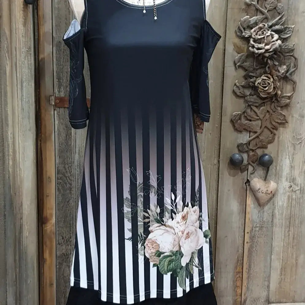 Cold Shoulder Dress - Let Love Clothing