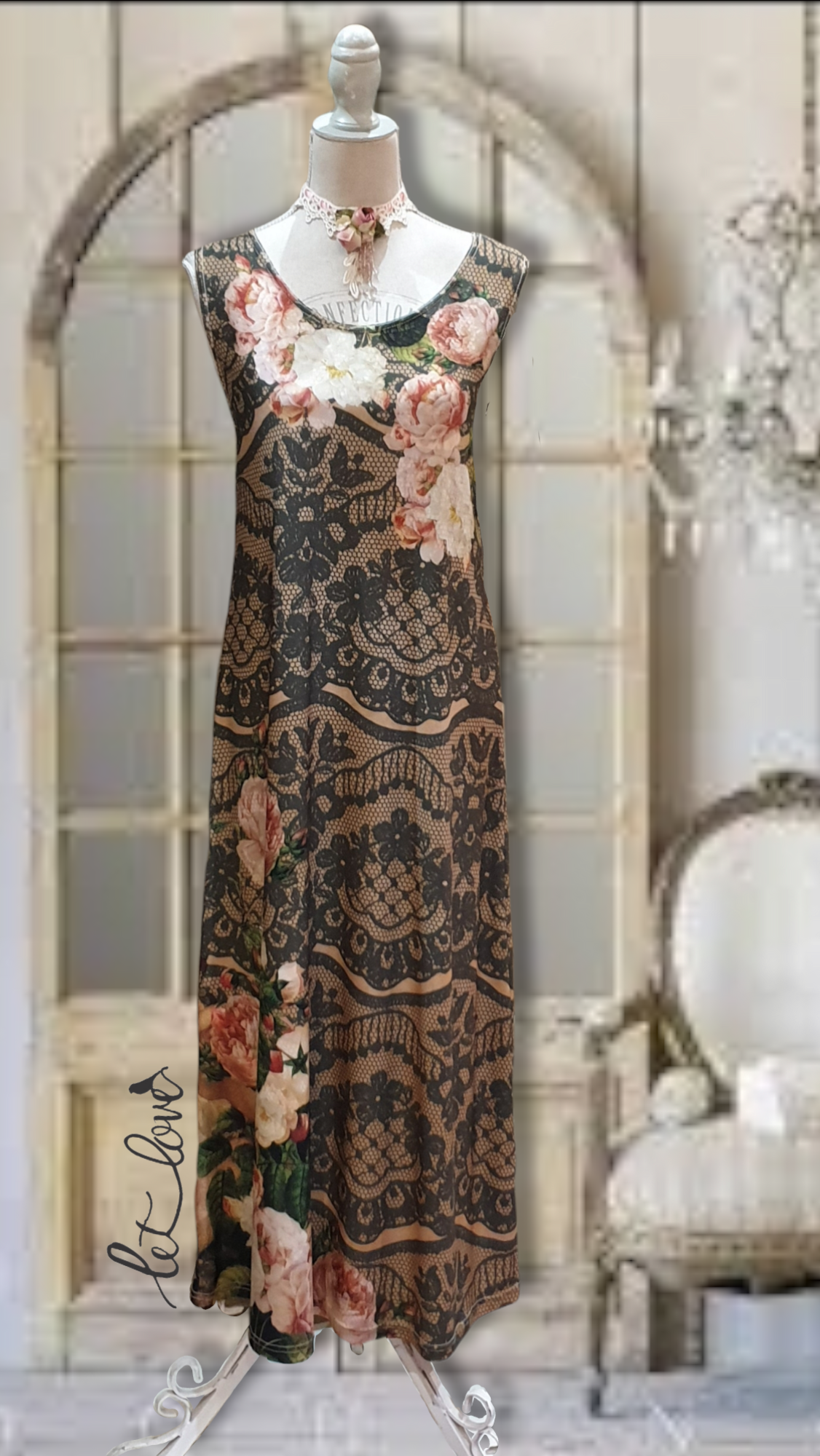 Ankle Length Dress - Let Love Clothing