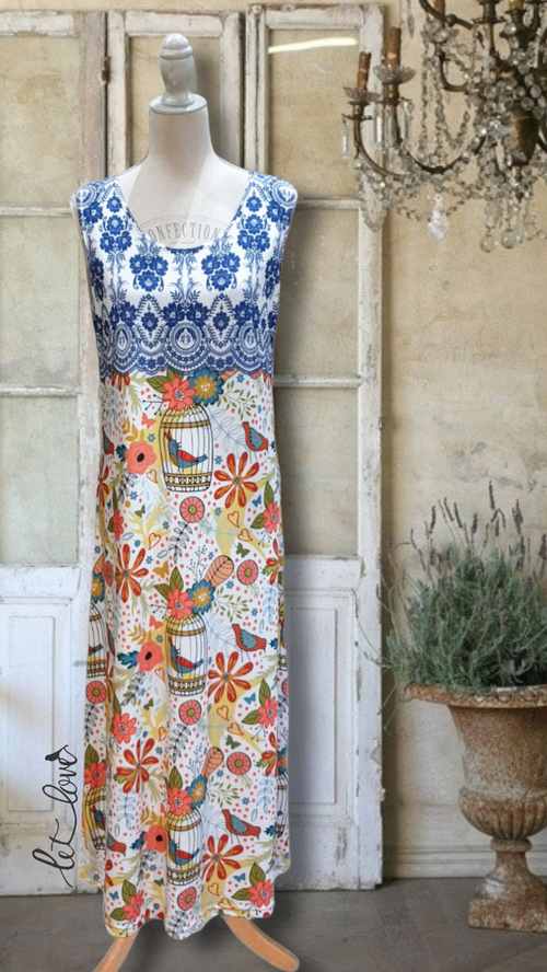 Ankle Length Dress - Let Love Clothing