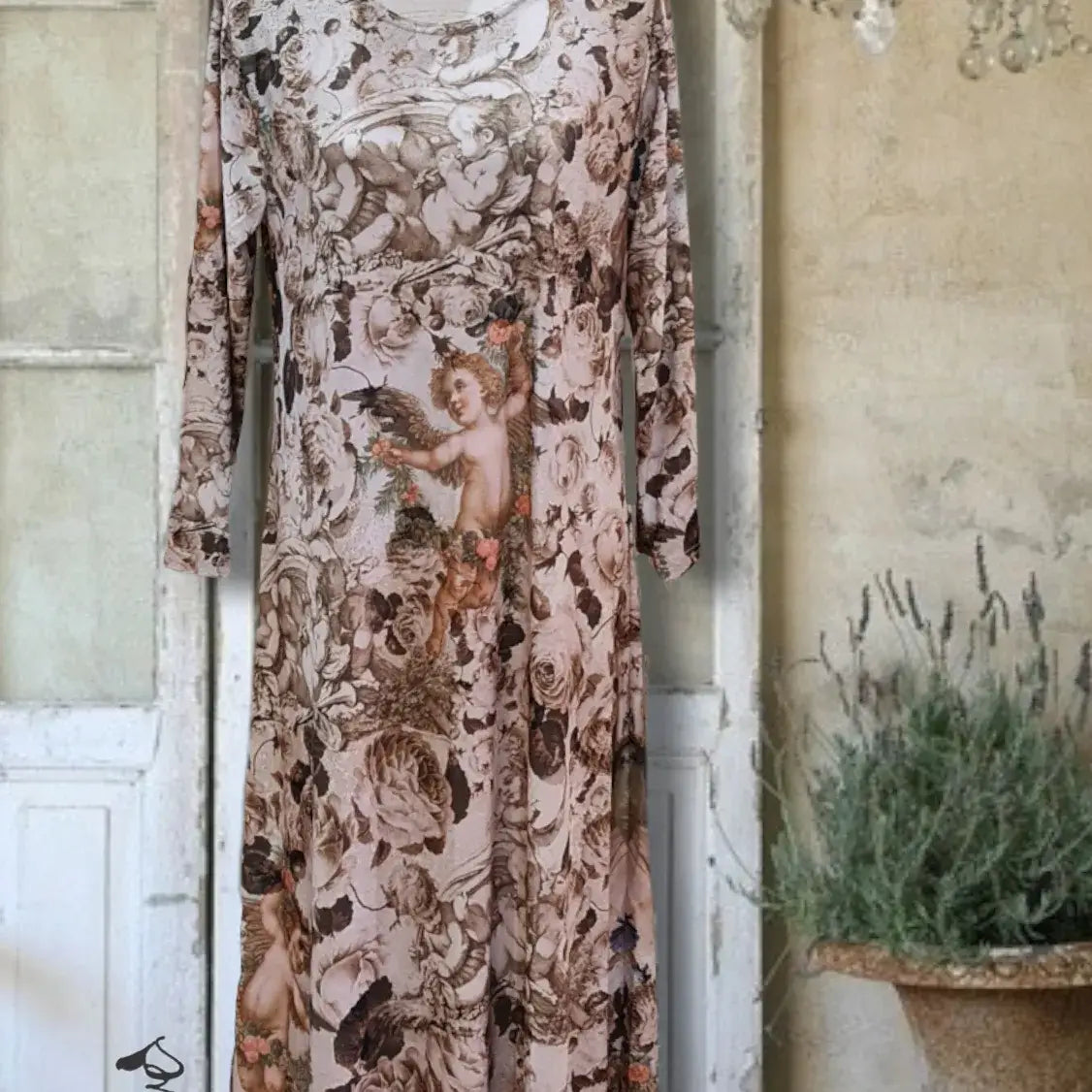 Ankle Length Dress with Sleeves - Let Love Clothing