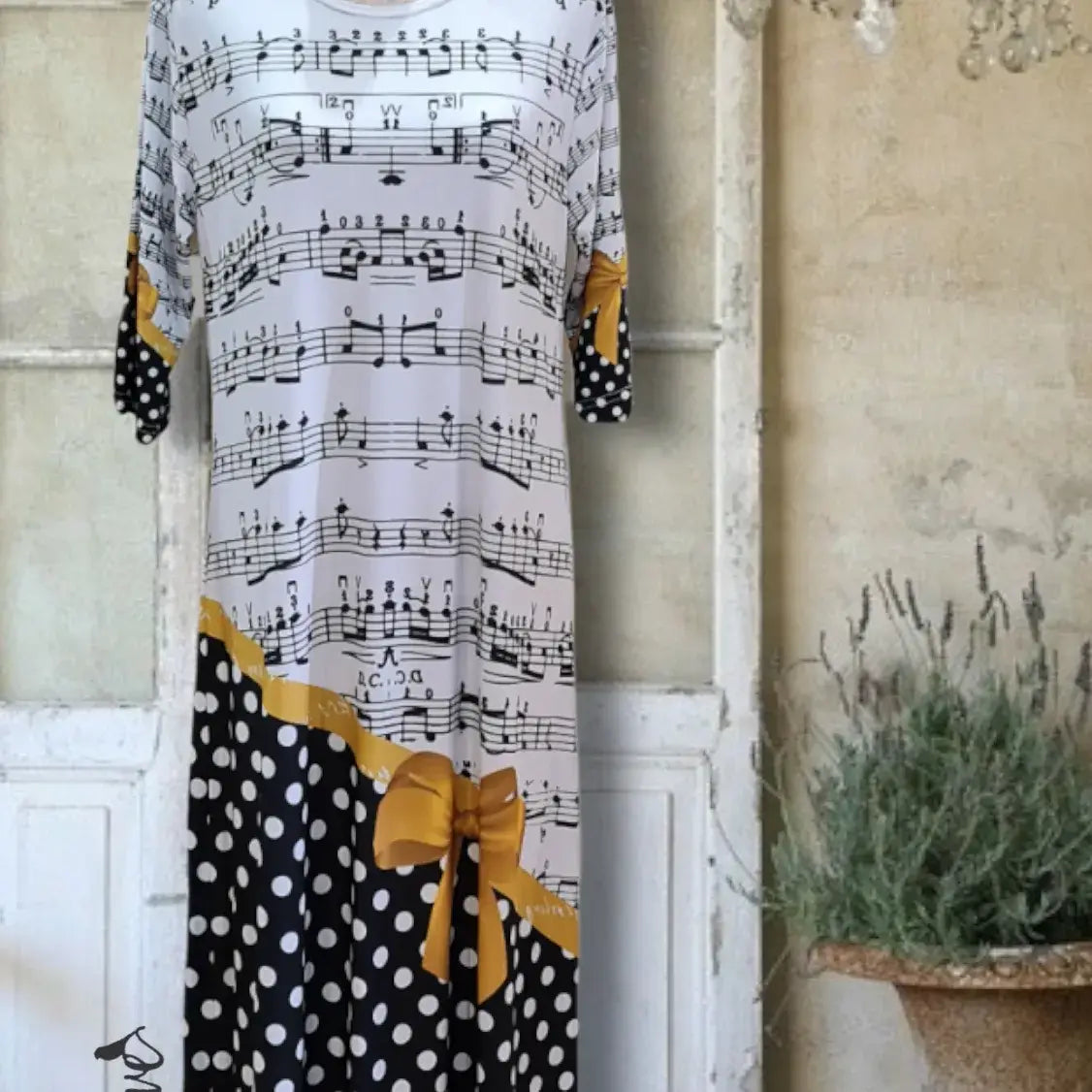 Ankle Length Dress with Sleeves - Let Love Clothing