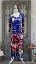 Ankle Length Dress with Sleeves