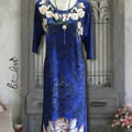 Ankle Length Dress with Sleeves - Let Love Clothing