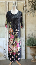 Ankle Length Dress with Sleeves - Let Love Clothing