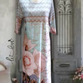 Ankle Length Dress with Sleeves - Let Love Clothing