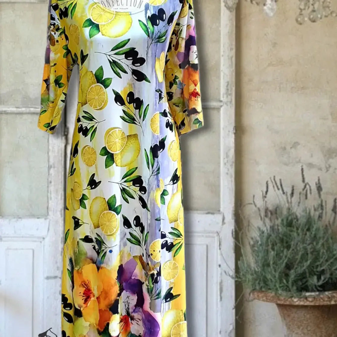 Ankle Length Dress with Sleeves - Let Love Clothing