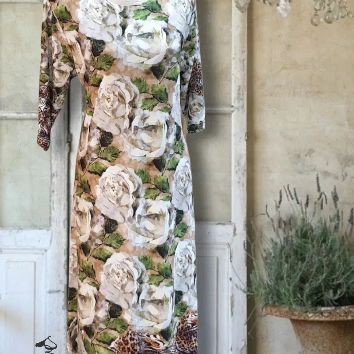 Ankle Length Dress with Sleeves - Let Love Clothing