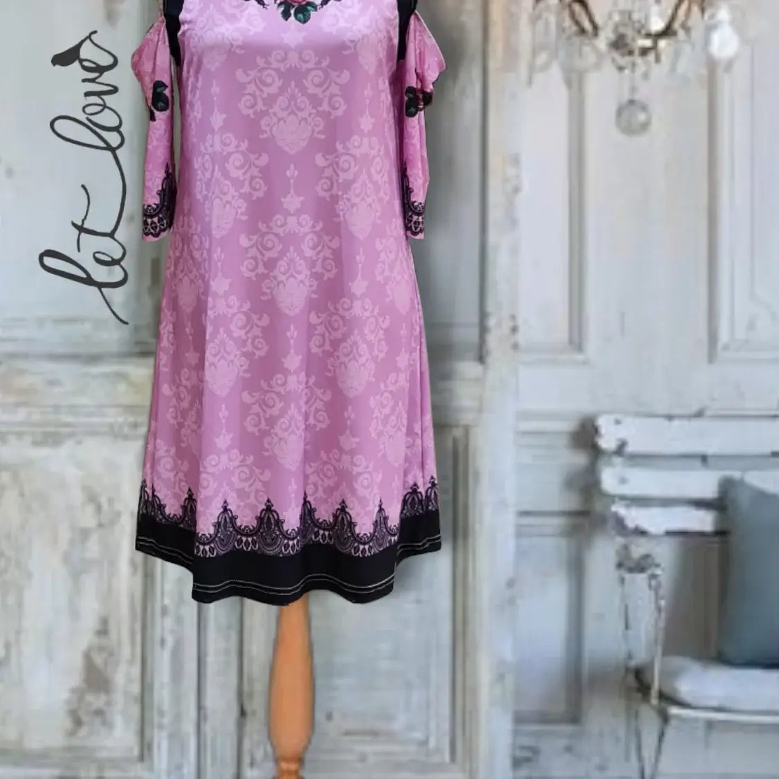 Cold Shoulder Dress - Let Love Clothing