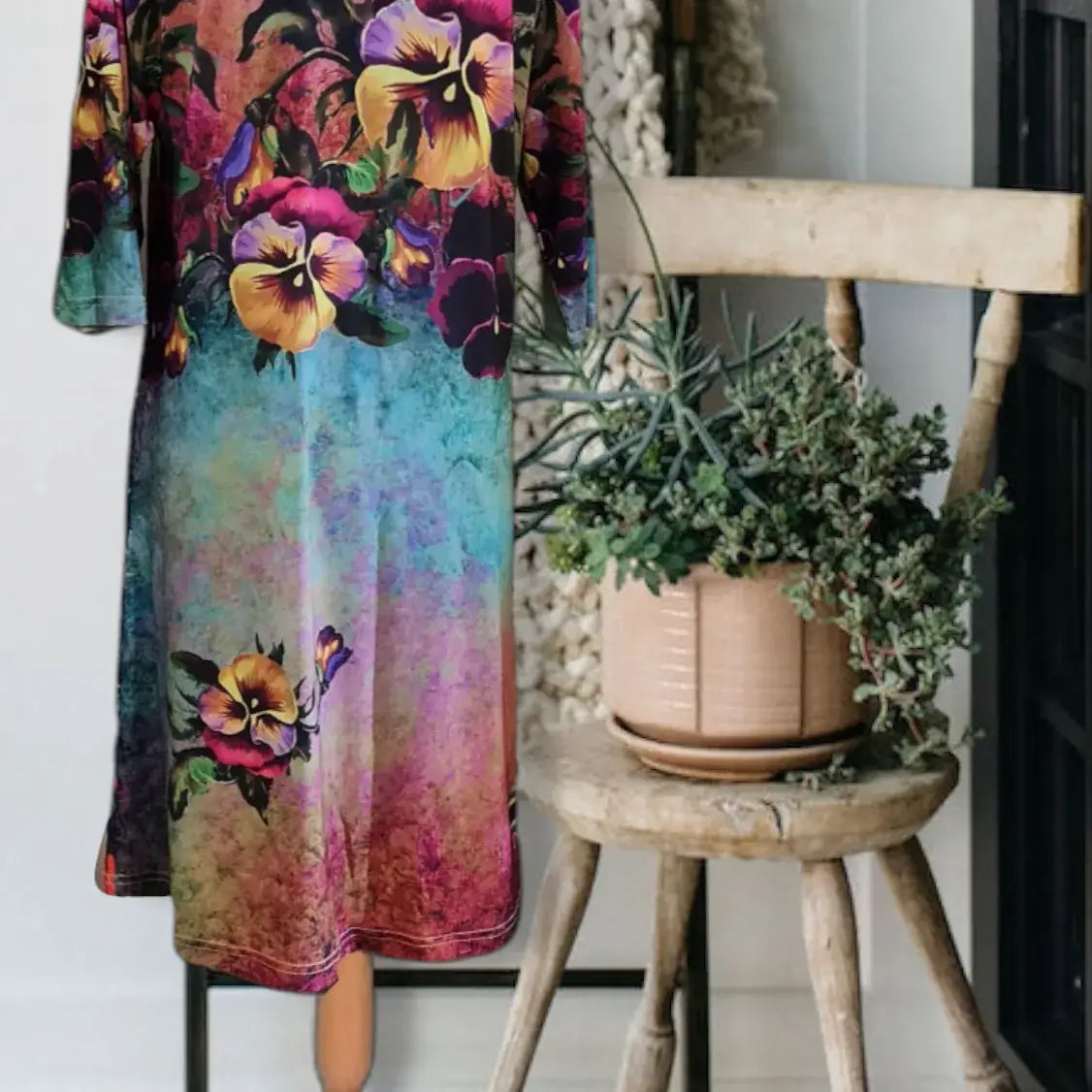 Dress with Sleeves - Let Love Clothing