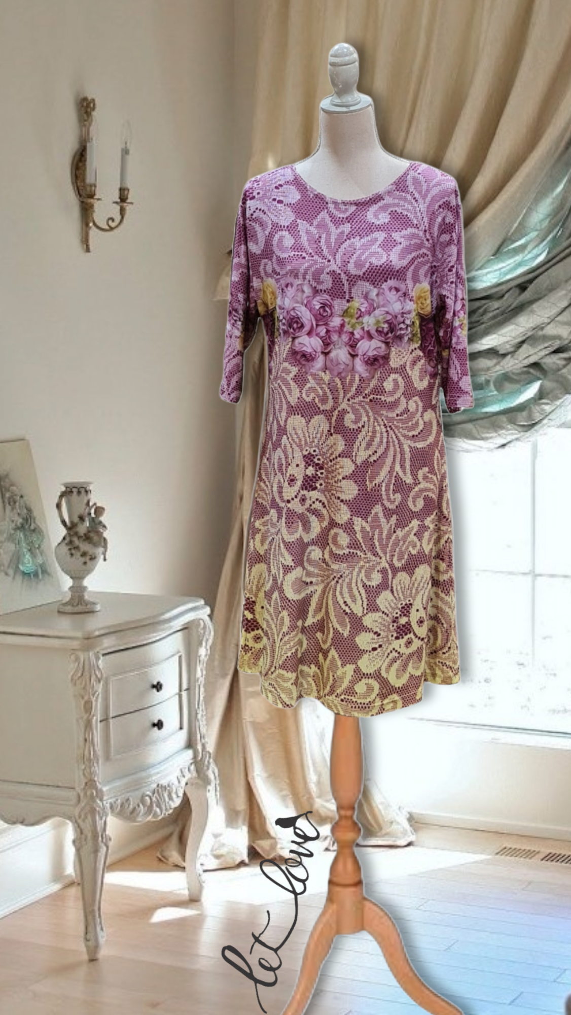 Dress with Sleeves - Let Love Clothing