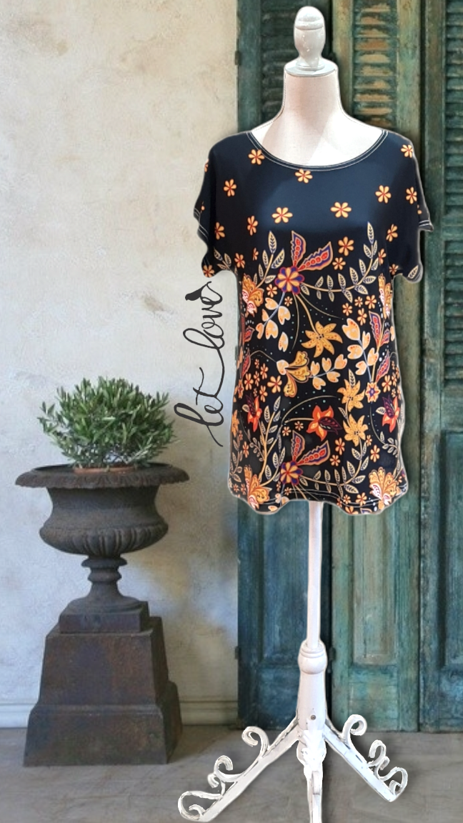 Cap Sleeve Top - Let Love Clothing