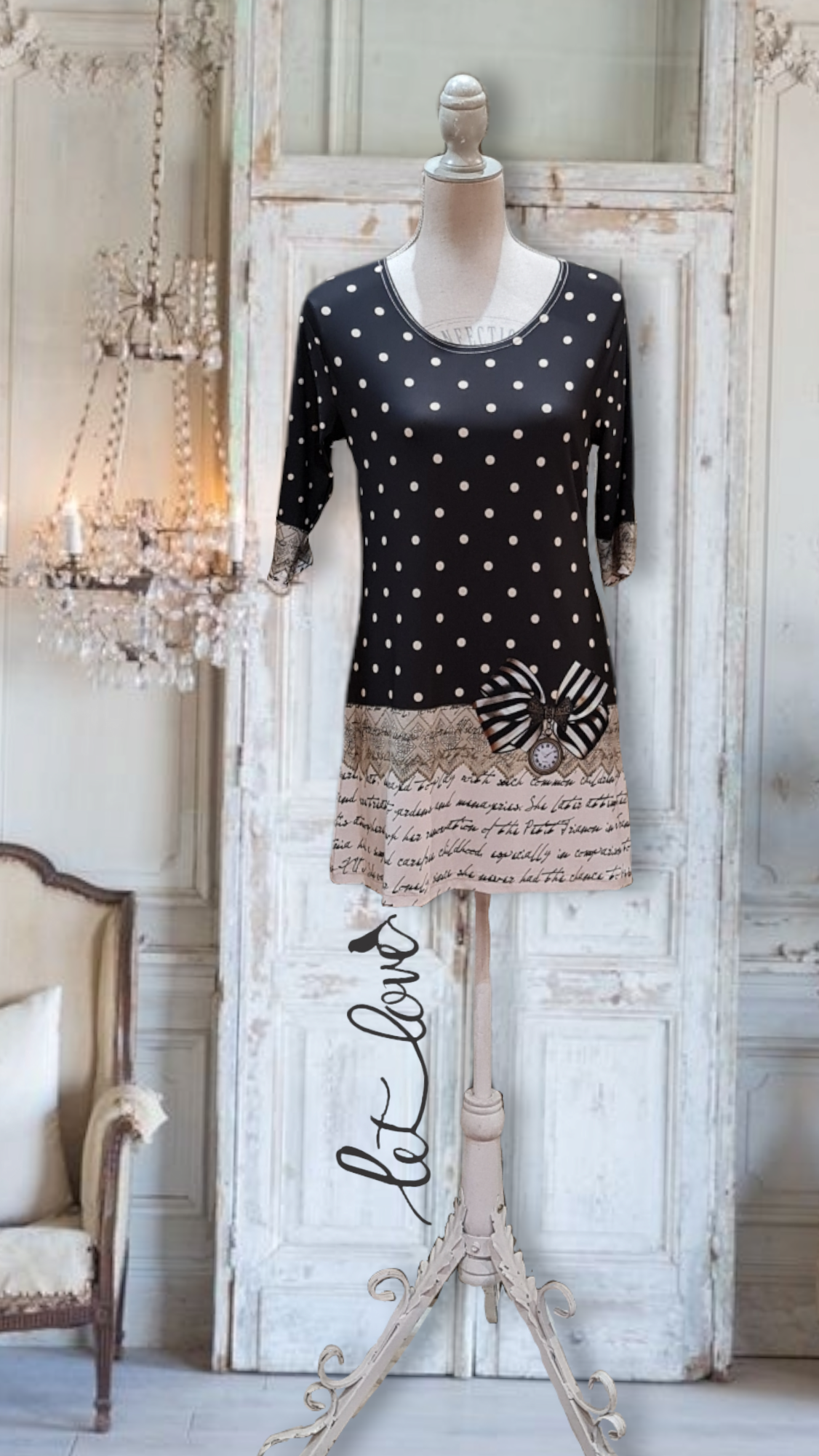Top 75cm with Sleeves - Let Love Clothing