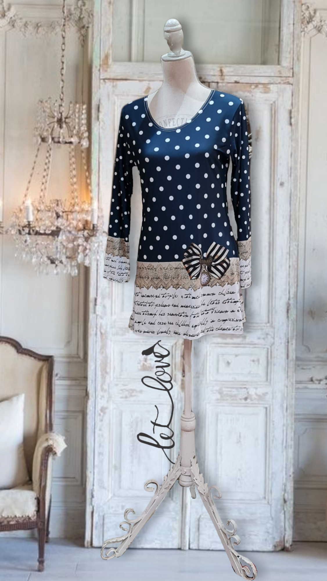 Top 75cm with Sleeves - Let Love Clothing