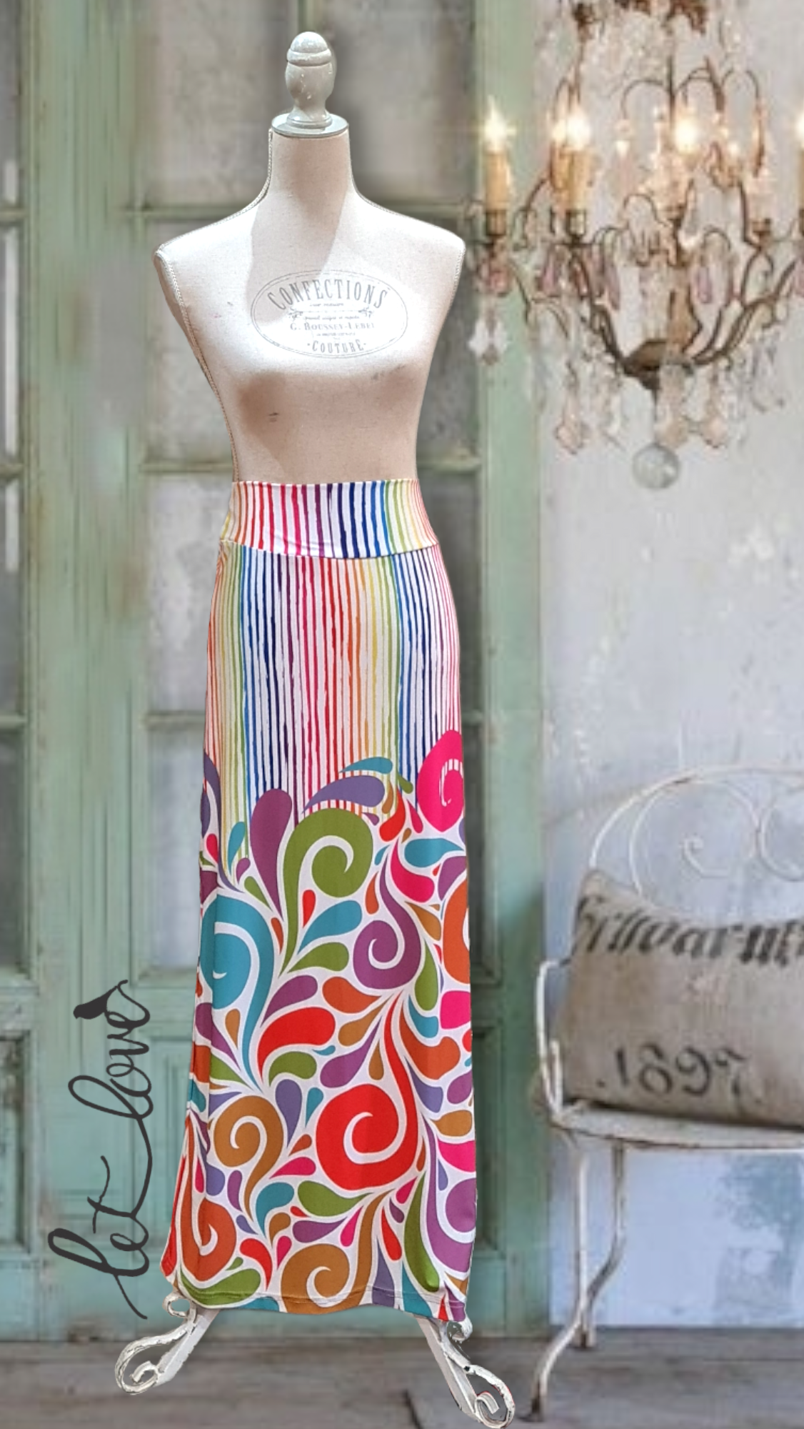 Ankle Length Skirt - Let Love Clothing