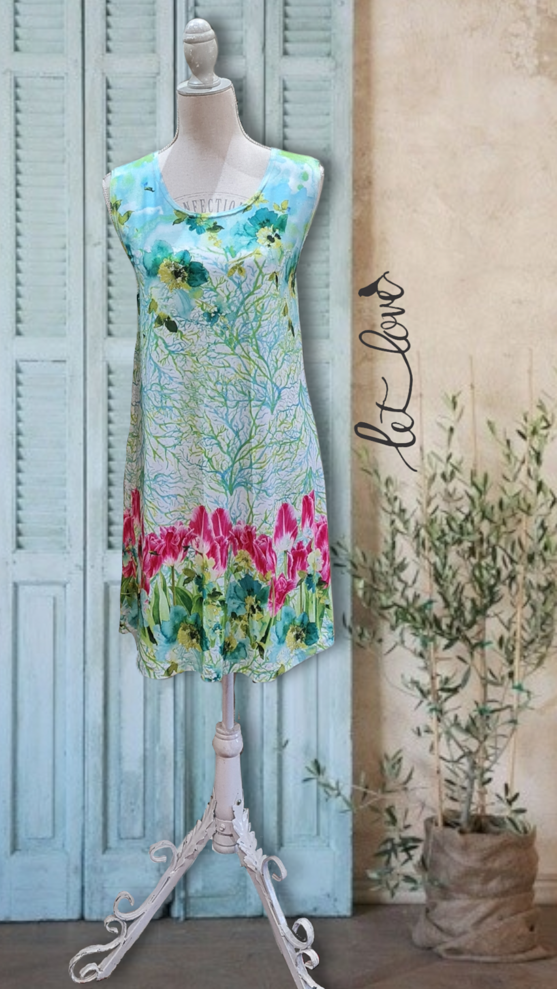 Sleeveless Dress - Let Love Clothing