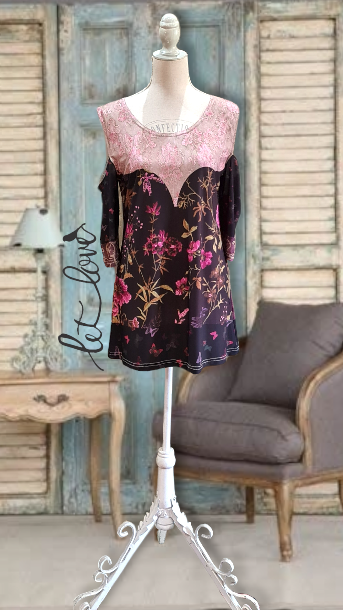 Top 75cm with Sleeves - Let Love Clothing
