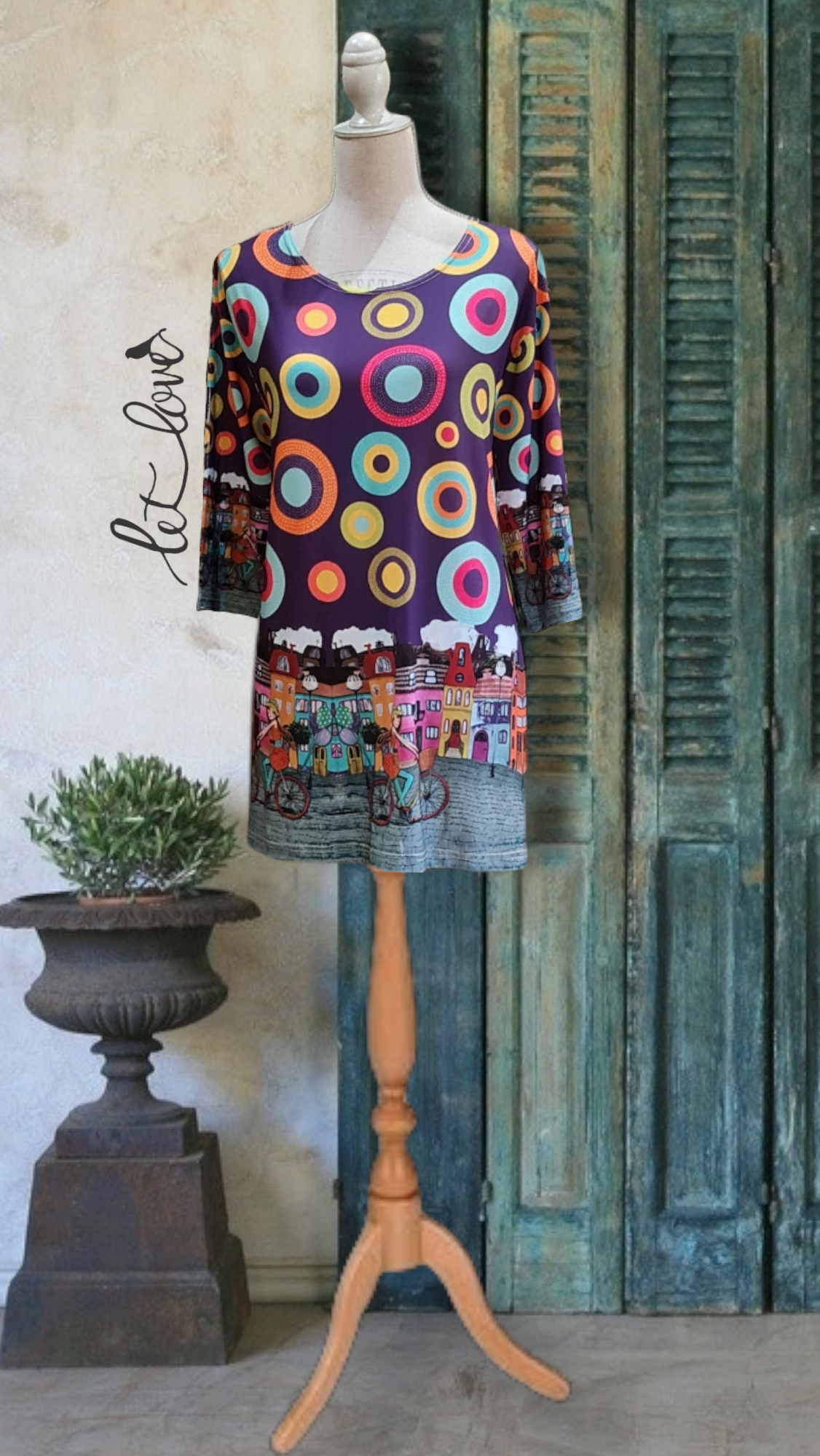 Top 75cm with Sleeves - Let Love Clothing