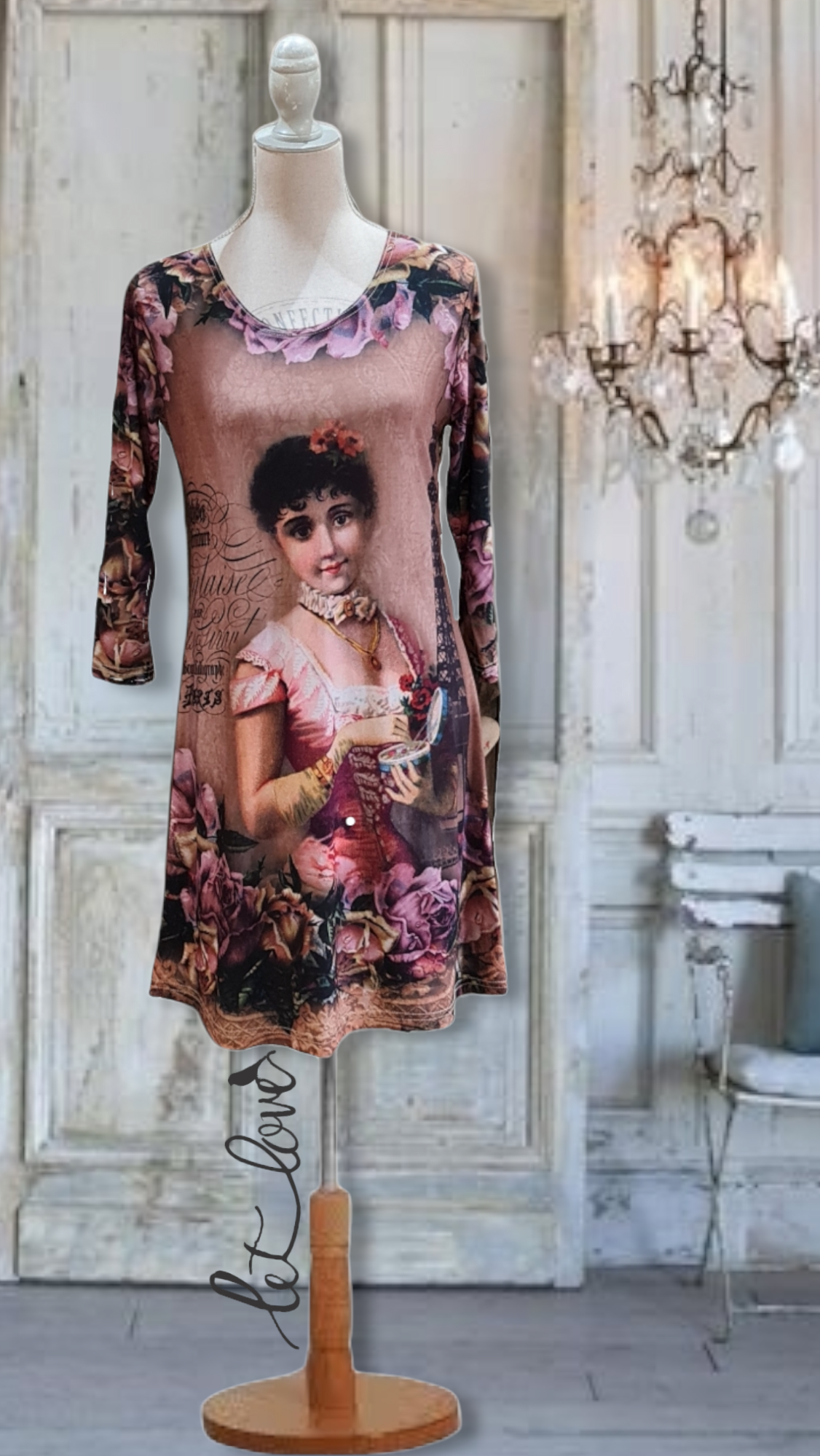 Dress with Sleeves - Let Love Clothing
