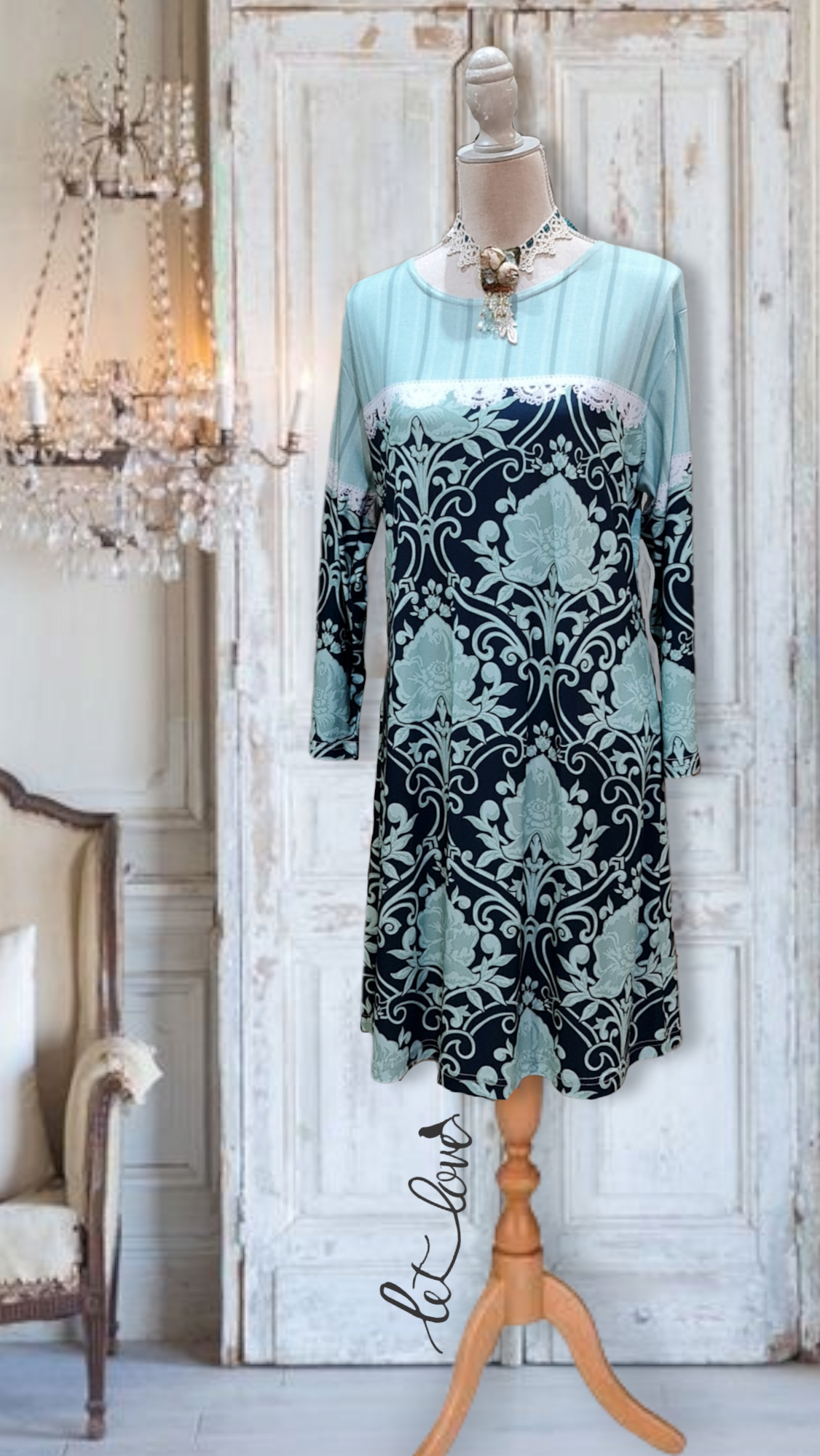 Dress with Sleeves - Let Love Clothing