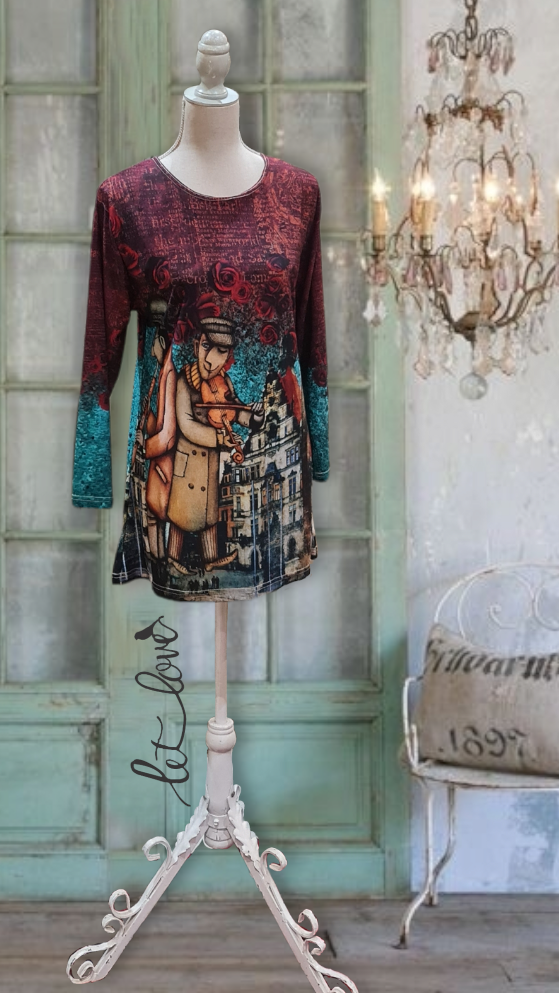 Top 75cm with Sleeves - Let Love Clothing