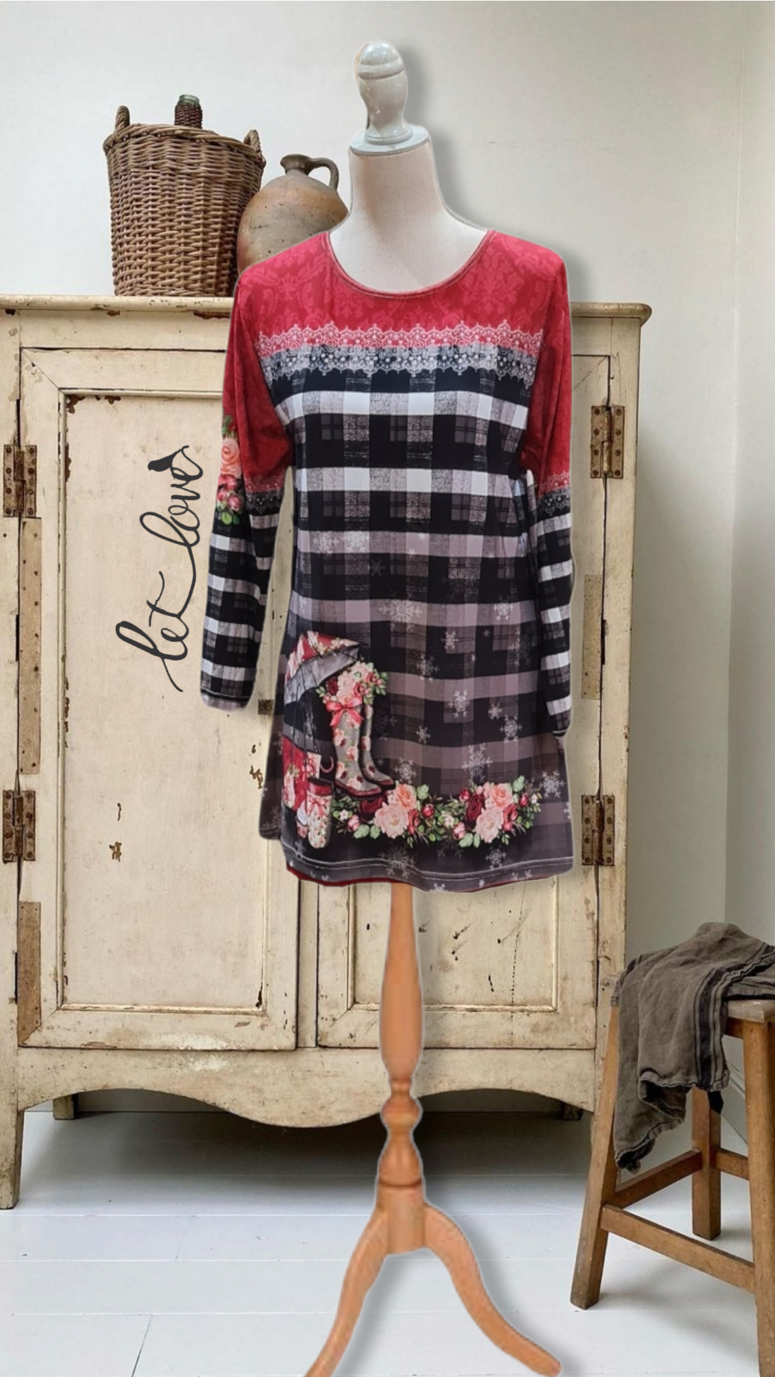 Top 75cm with Sleeves - Let Love Clothing