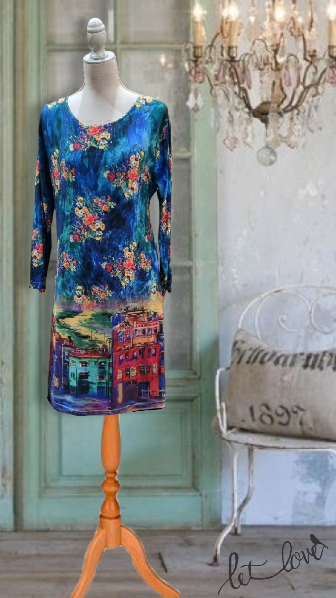 Dress with Sleeves - Let Love Clothing