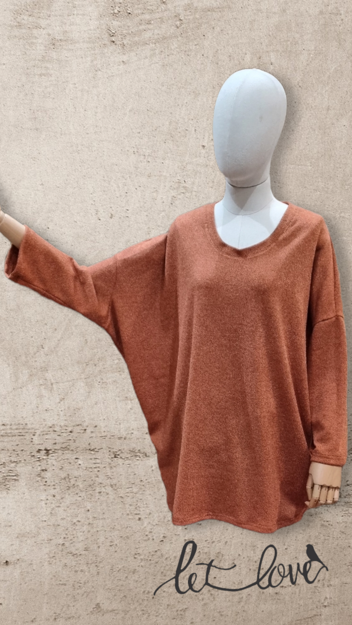 Batwing Pullover - Let Love Clothing