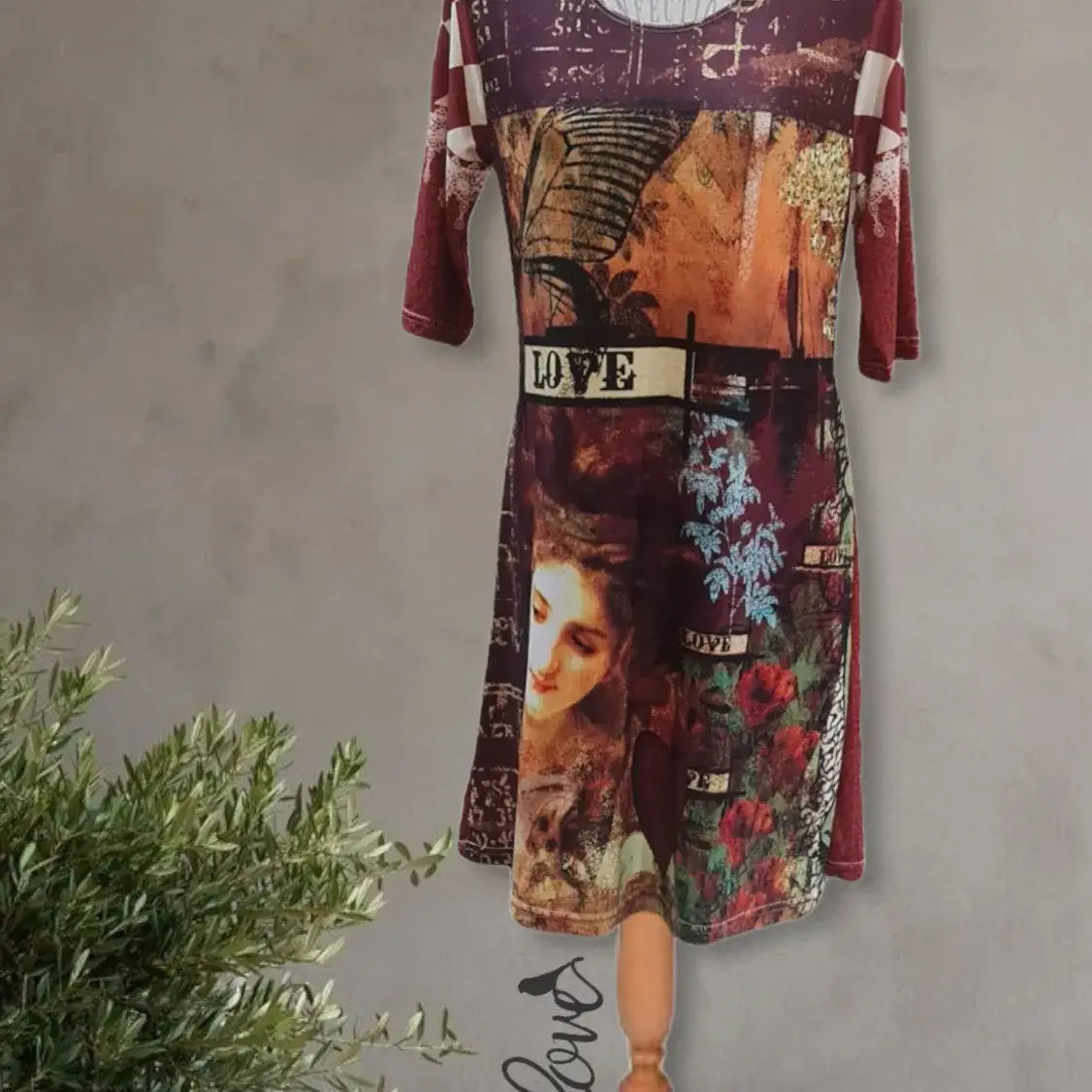 Dress with Sleeves - Let Love Clothing