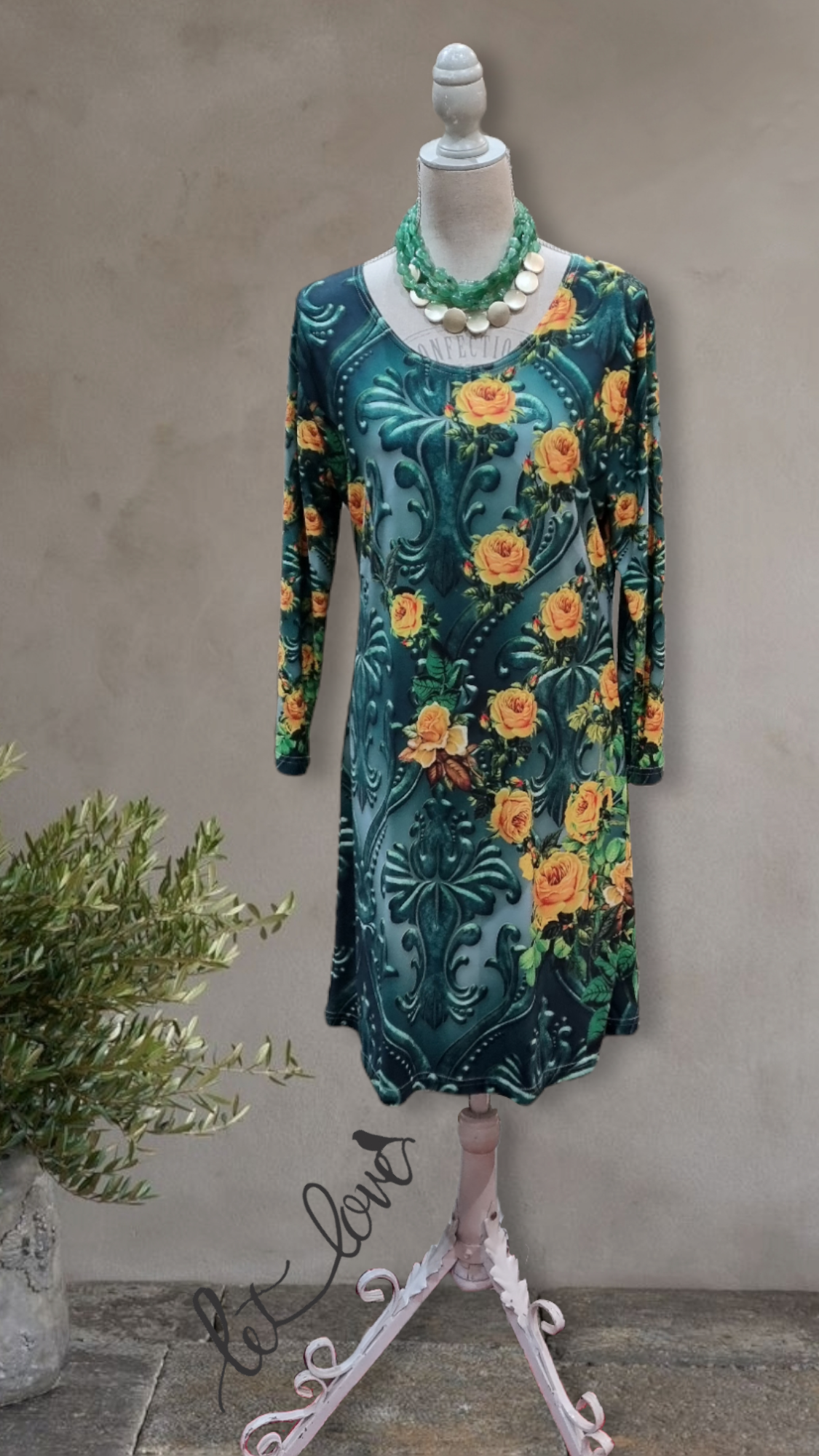 Dress with Sleeves - Let Love Clothing