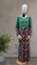 Ankle Length Dress with Sleeves - Let Love Clothing