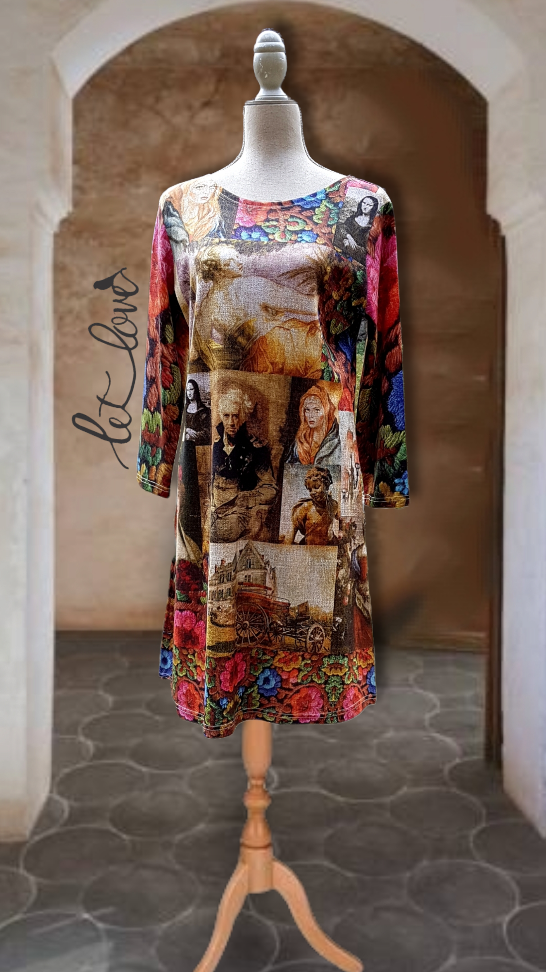 Dress with Sleeves - Let Love Clothing
