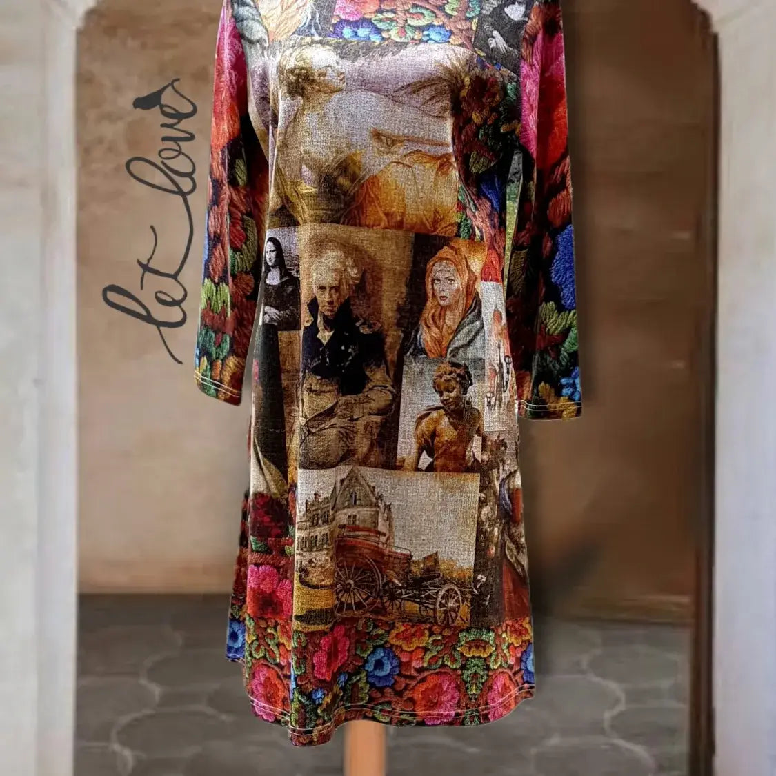 Dress with Sleeves - Let Love Clothing