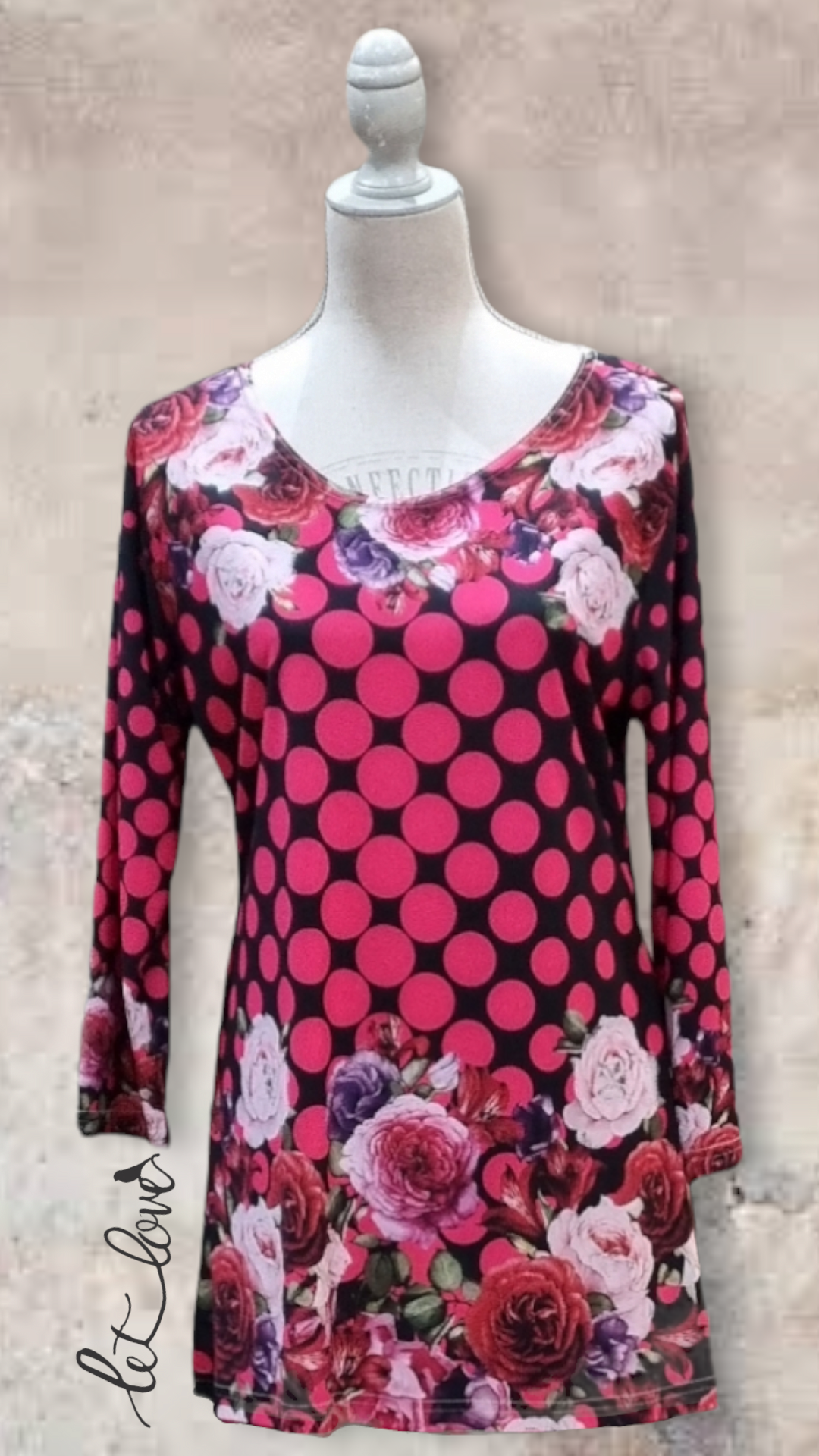 Top 75cm with Sleeves - Let Love Clothing