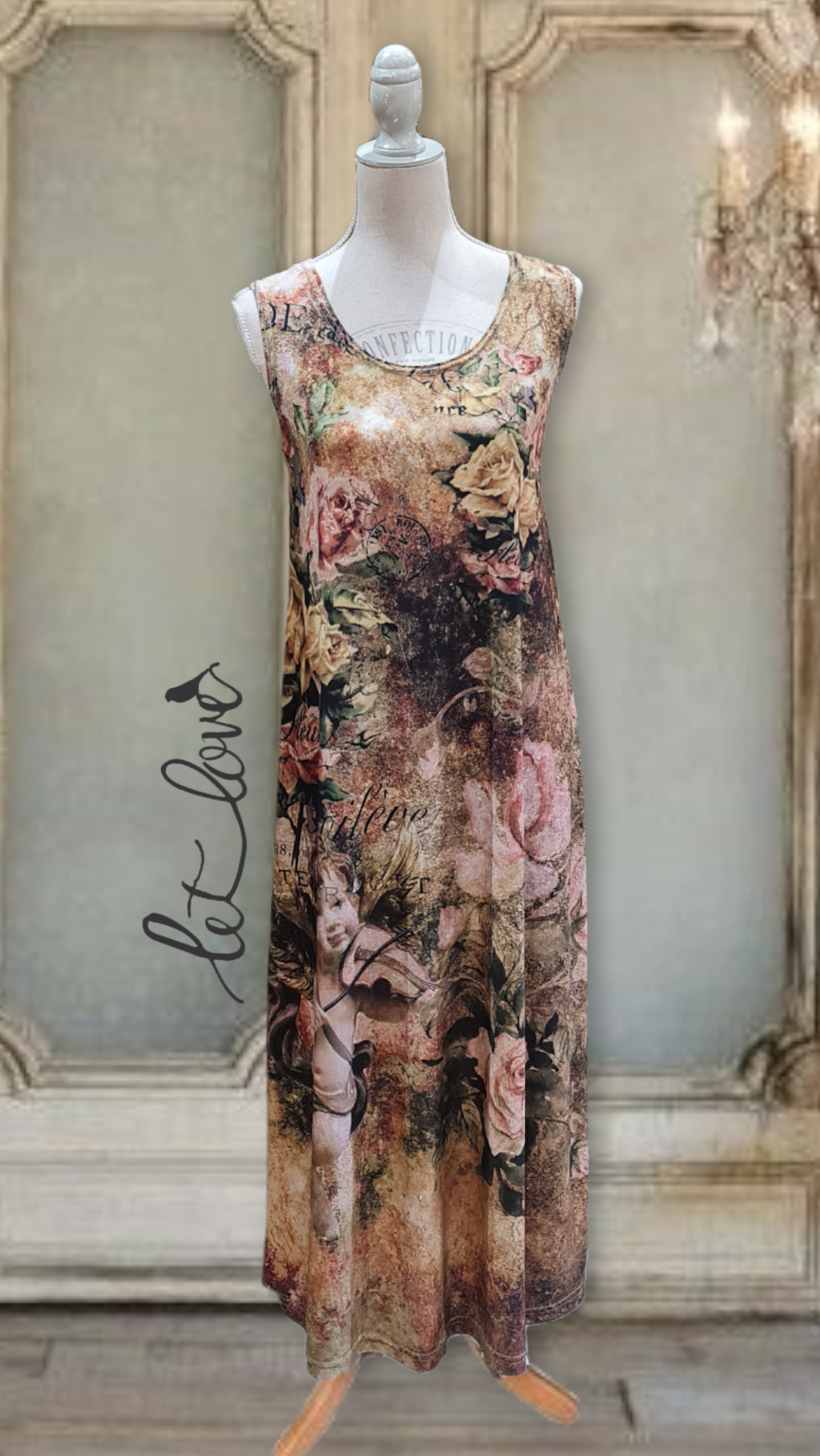 Ankle Length Dress - Let Love Clothing