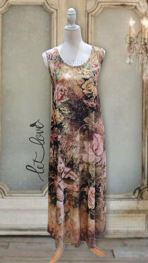 Ankle Length Dress - Let Love Clothing