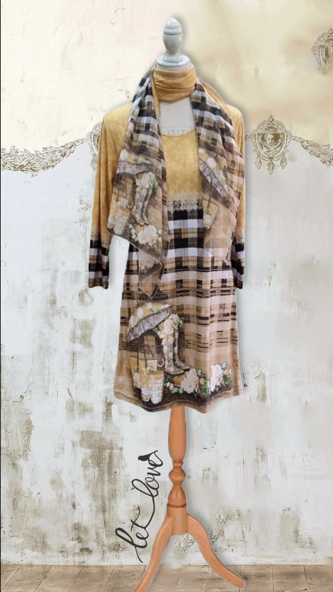 Dress with Sleeves - Let Love Clothing