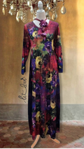Ankle Length Dress with Sleeves - Let Love Clothing