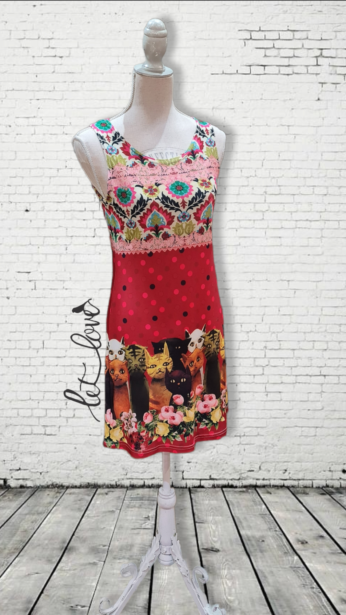 Sleeveless Dress - Let Love Clothing