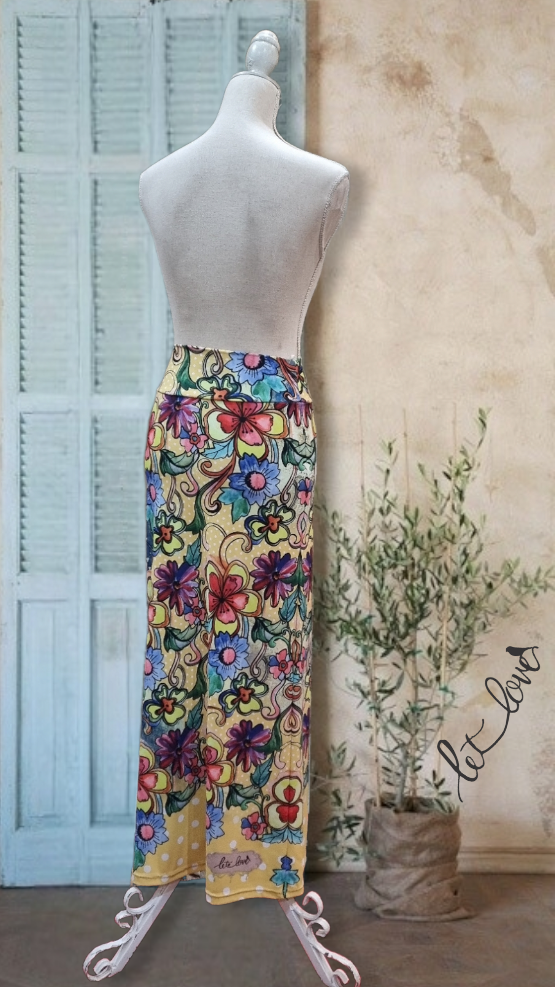 Ankle Length Skirt - Let Love Clothing