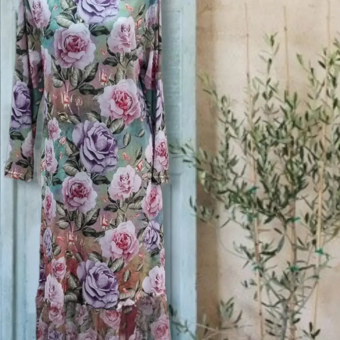 Ruffled Chiffon Hemline Dress - Let Love Clothing