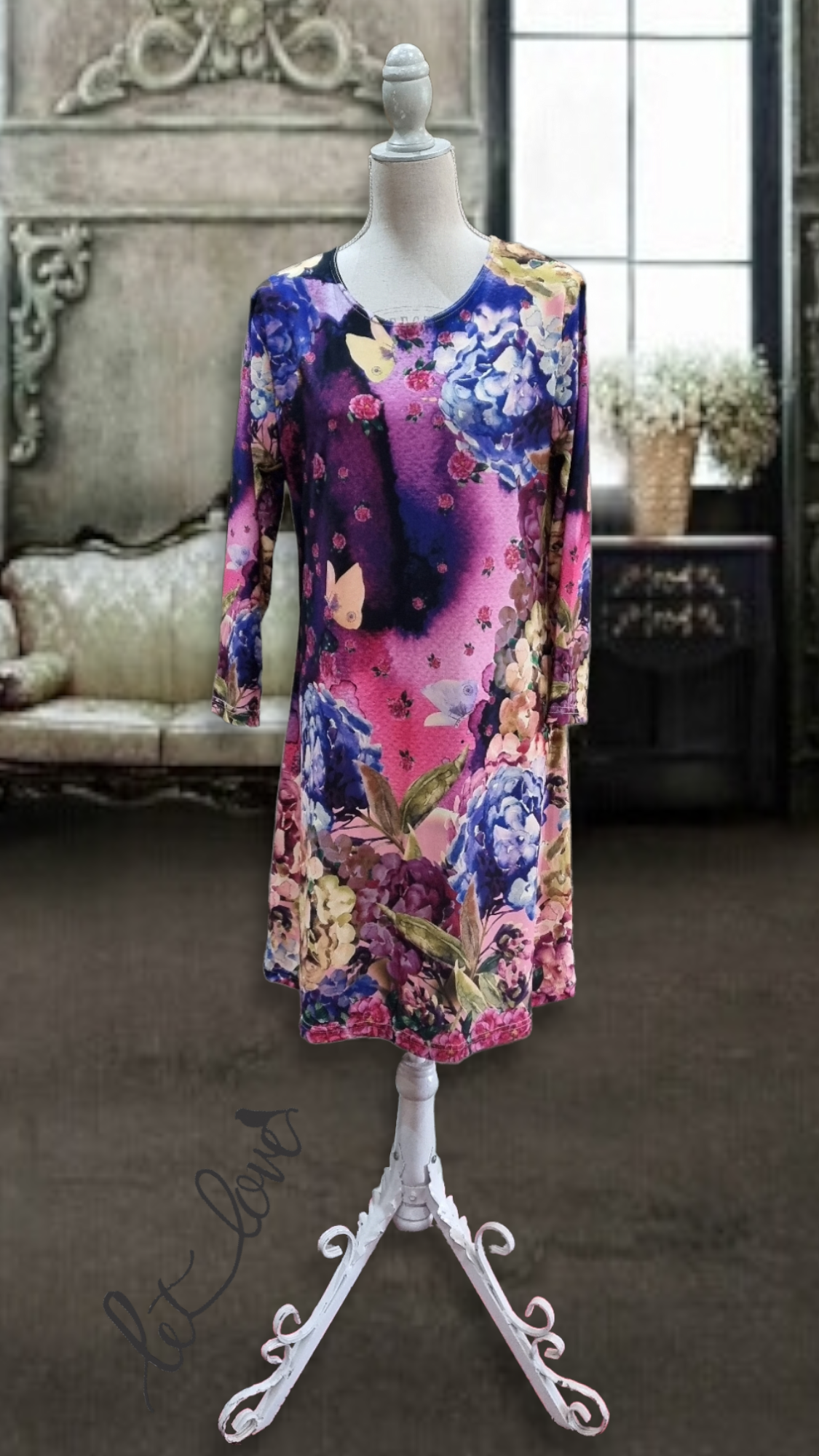 Dress with Sleeves - Let Love Clothing