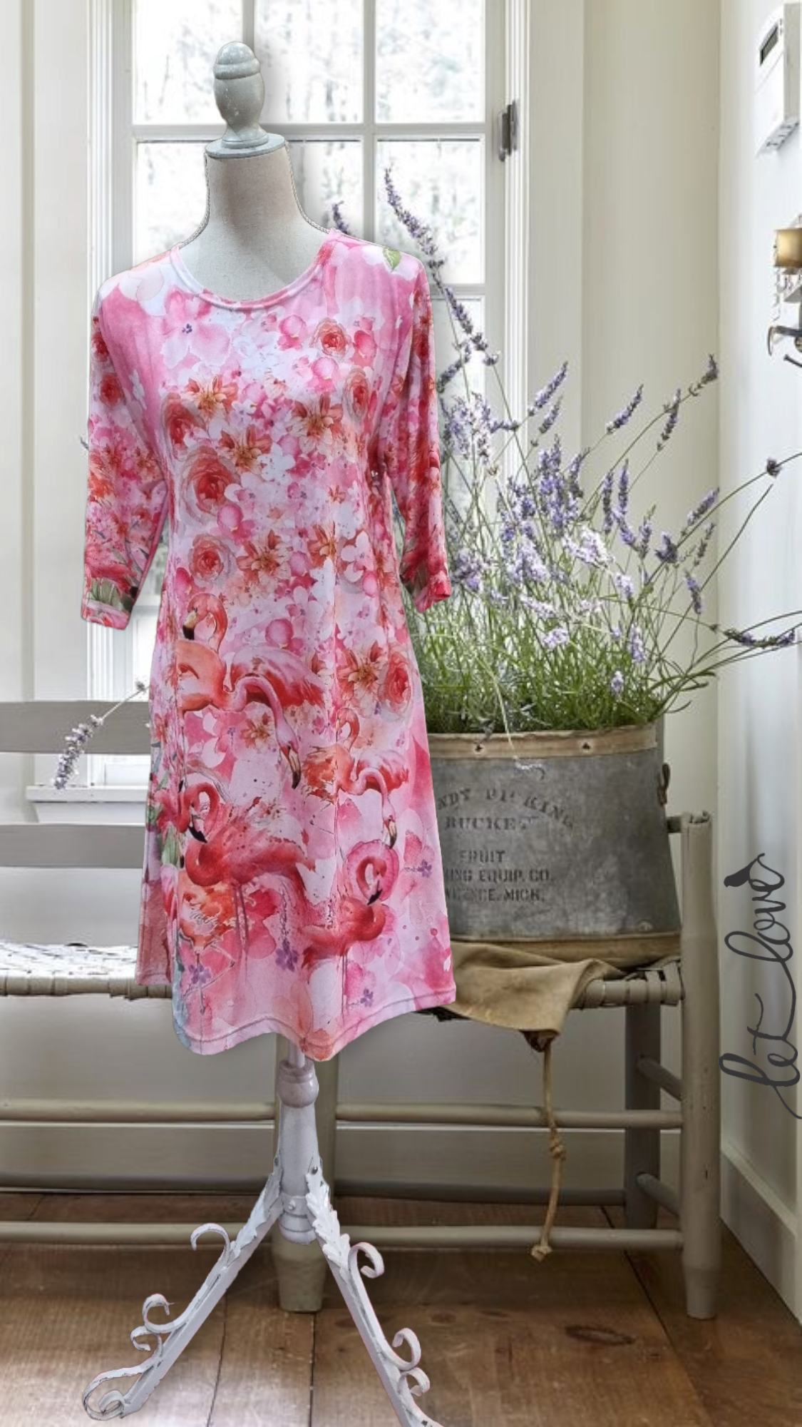 Dress with Sleeves - Let Love Clothing