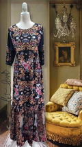 Ruffled Chiffon Hemline Dress - Let Love Clothing